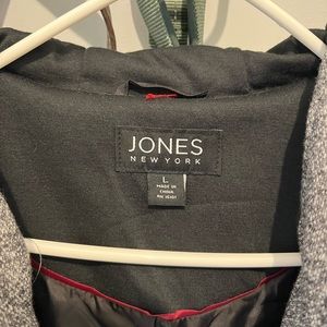 Size Large color-grey. Never been worn.  Not once.